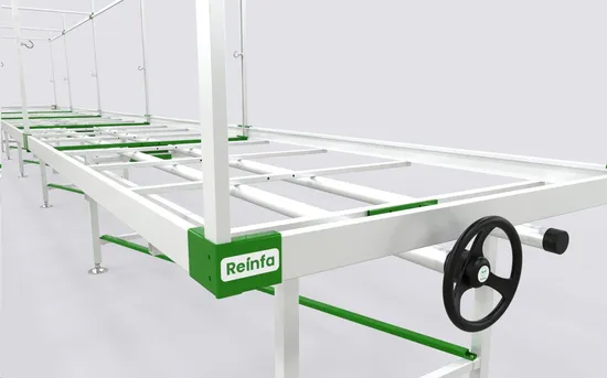 Flood Table Rack New Products Vertical Mobile Grow Rack Flood Tray Multilayers Flood ...