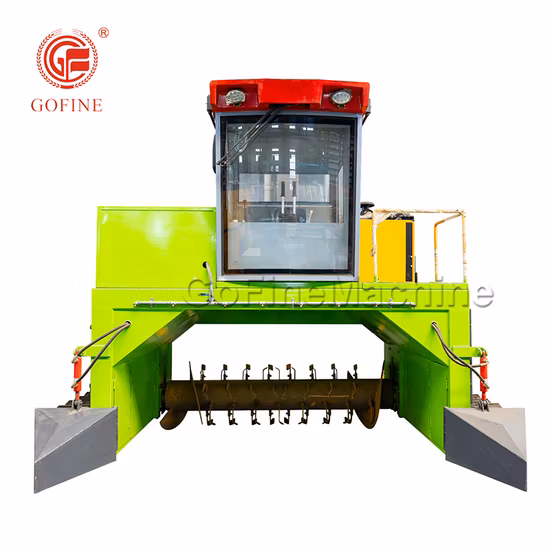 Hot Selling Organic Fertilizer Production Equipment Zfq350 120-180HP Tractor Towbale 3.5m Width Compost Turner
