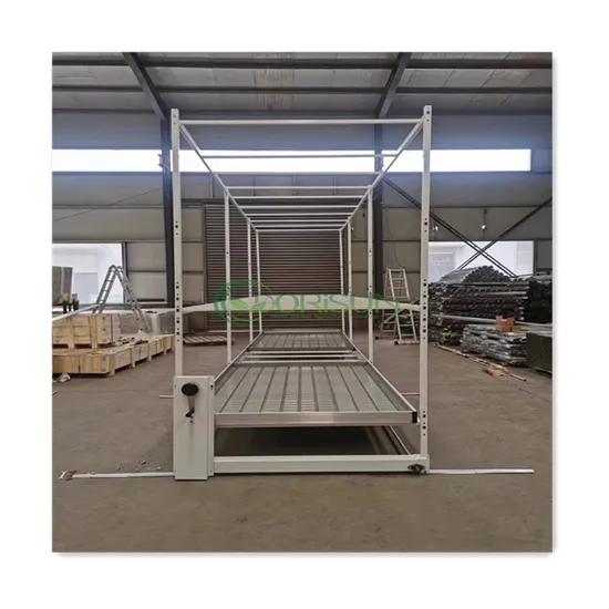 Greenhouse Easily Assembled Adjustable ABS Ebb and Flow Growing Hydroponic System Ebb and Flood Seedbed Rolling Grow Table Bench