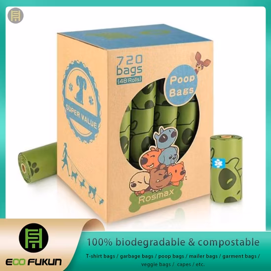 Bioplastic Poo Bag, Starch Based Poop Bag, Dog Supplies Wholesale