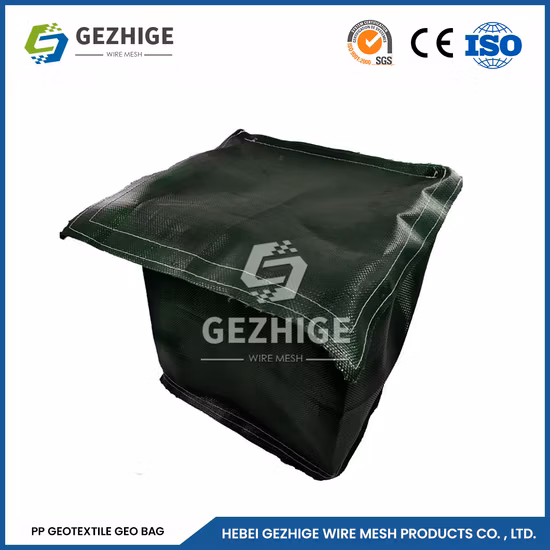 Gezhige 4.0mm Wire Thickness PVC Coated 2mm Gabion Mesh Hexagonal Factory China Chemical Resistance Geotextile Planting Grow Bagfor Gabion Wires - Galvanized