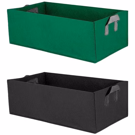 Fabric Raised Garden Bed Thickened 10 Gallon Square Garden Flower Grow Bag Vegetable Planting Bag Planter Pot with Handles